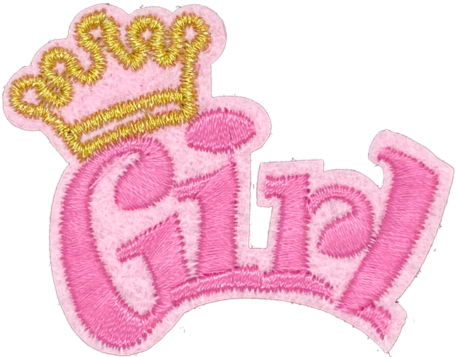 Girl with Crown - Patch