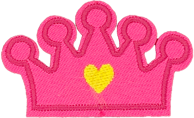 Hot Pink Crown - Patch