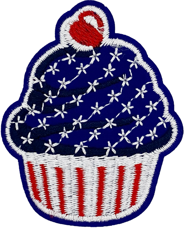 Patriotic Cupcake - Patch