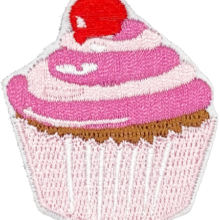 Cupcake 8 (Pink with Cherry) - Patch