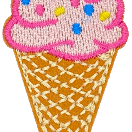 Ice Cream Cone with Sprinkles - Patch