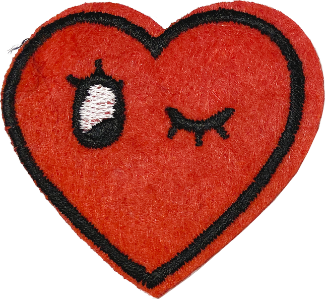 Heart with Wink - Patch