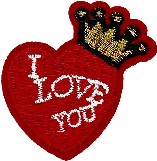 Heart with Crown - Patch