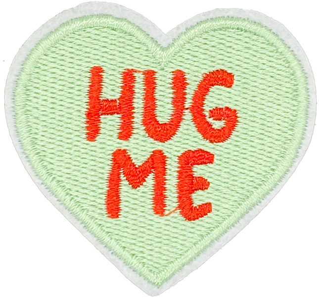 Conversation Heart - Hug Me - Patch