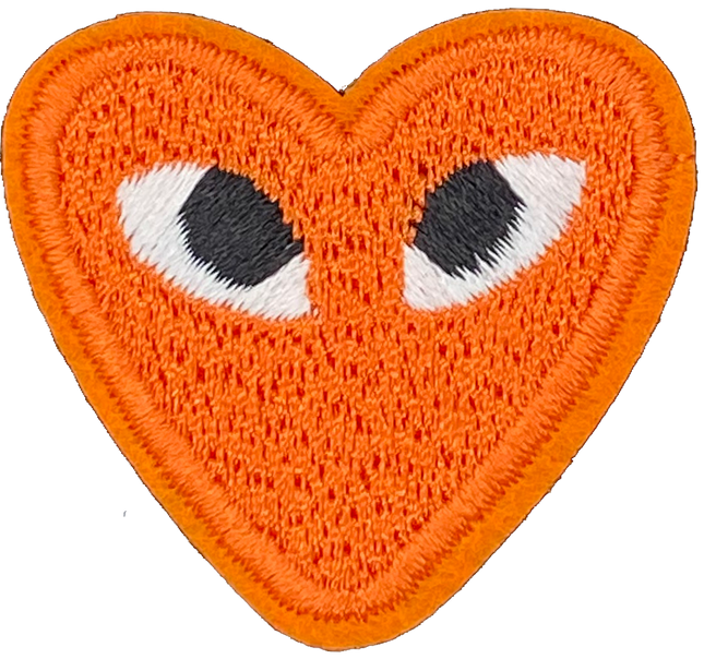 Heart with Eyes (Orange) - Patch