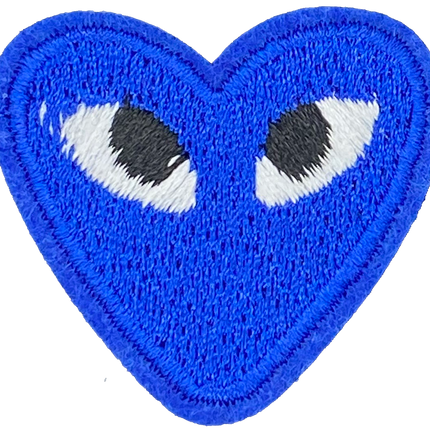 Heart with Eyes (Royal Blue) - Patch