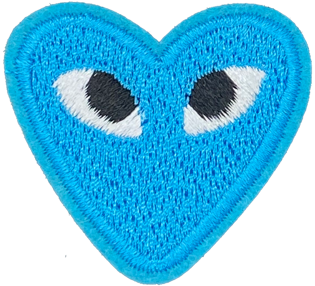 Heart with Eyes (Turquoise) - Patch