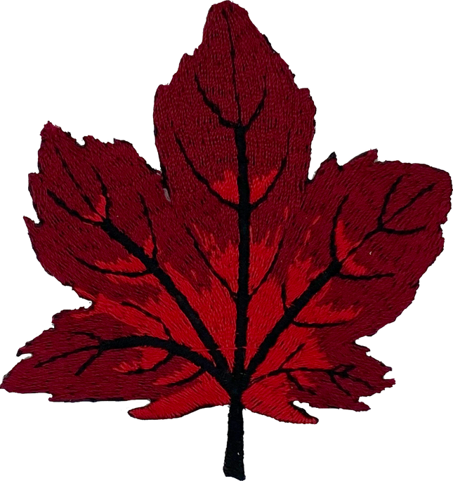 Fall Leaf Red- Patch