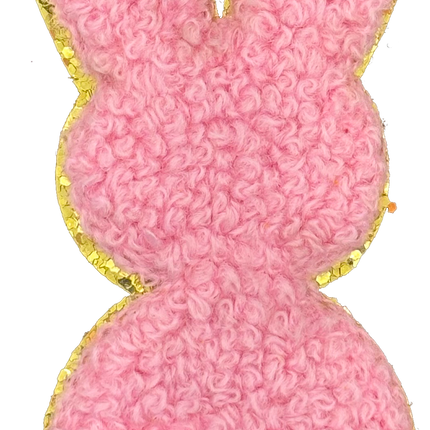 Pink Peep Chenille Bunny - Patch