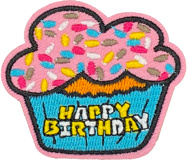 Happy Birthday Cupcake - Patch