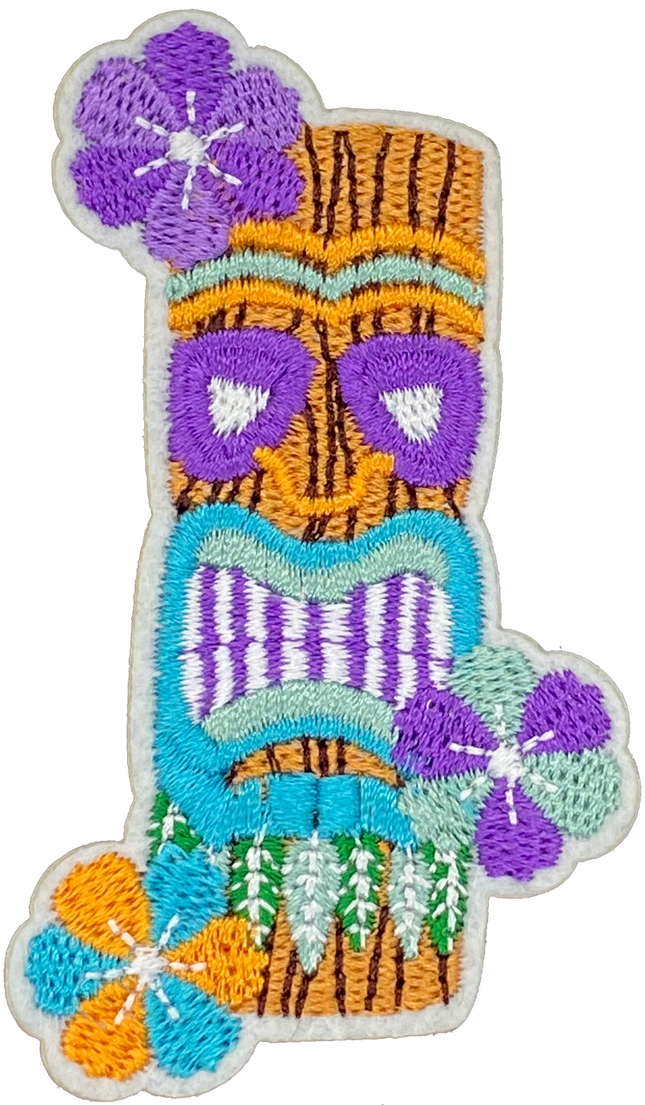 Hawaiian Tiki Mask - Patch