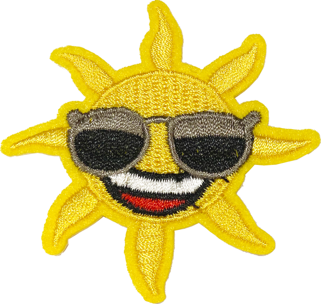 Sun with Glasses - Patch