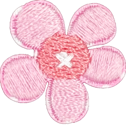 Small Pink 5 Petal Flower - Patch