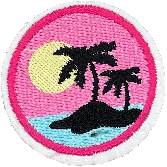 Pink Palm Trees - Patch