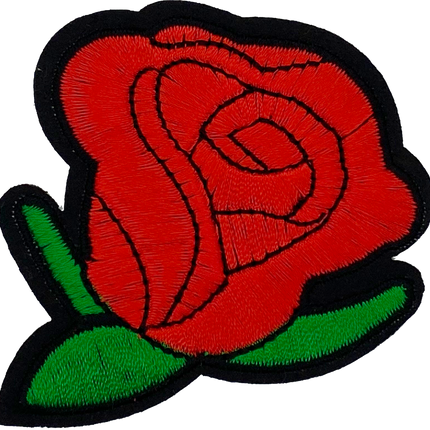 Single Red Rose - Patch