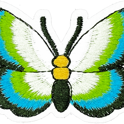 Turquoise & Green Butterfly - Patch