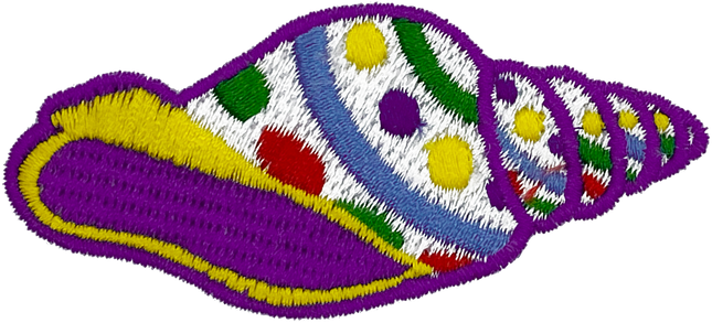 Seashell (Purple) - Patch