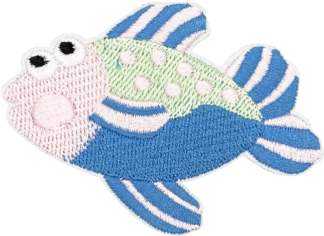 Fish (Pink & Blue) - Patch