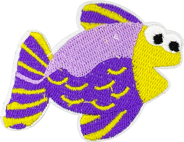 Fish (Purple & Yellow) - Patch