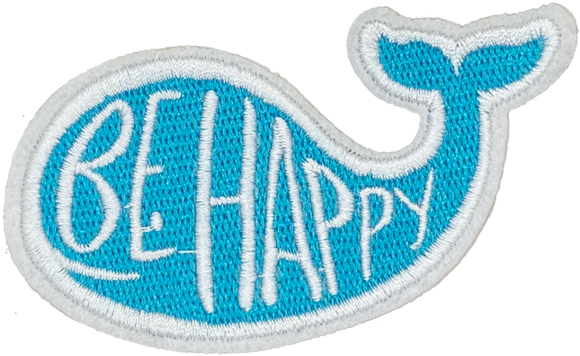 Be Happy Whale - Patch