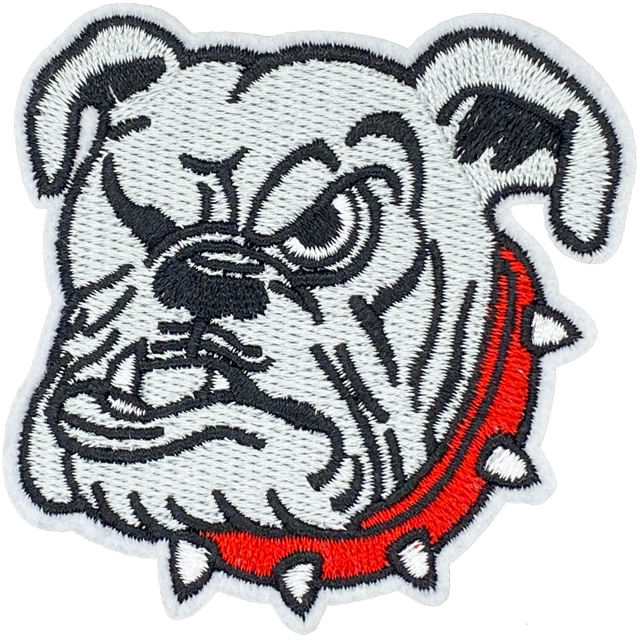 Bulldog with Spike Collar- Patch