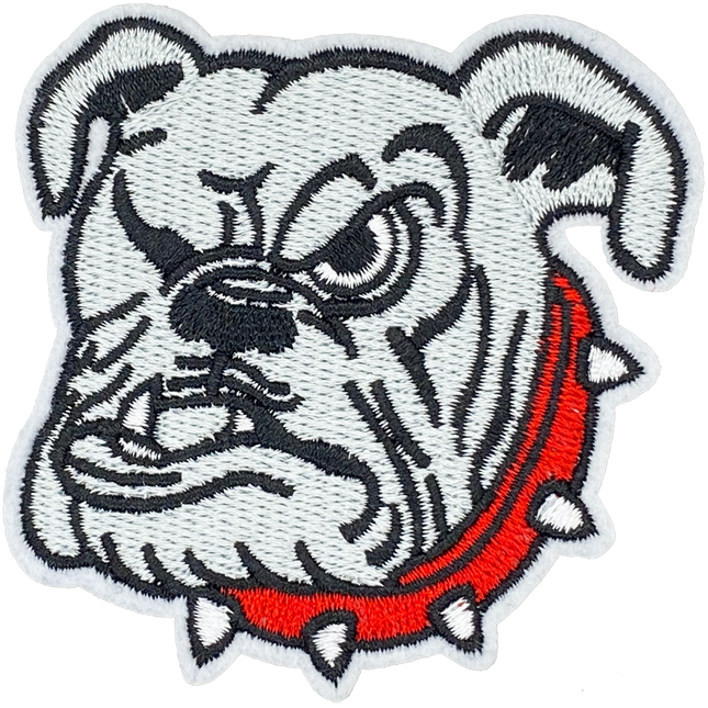 Bulldog with Spike Collar- Patch