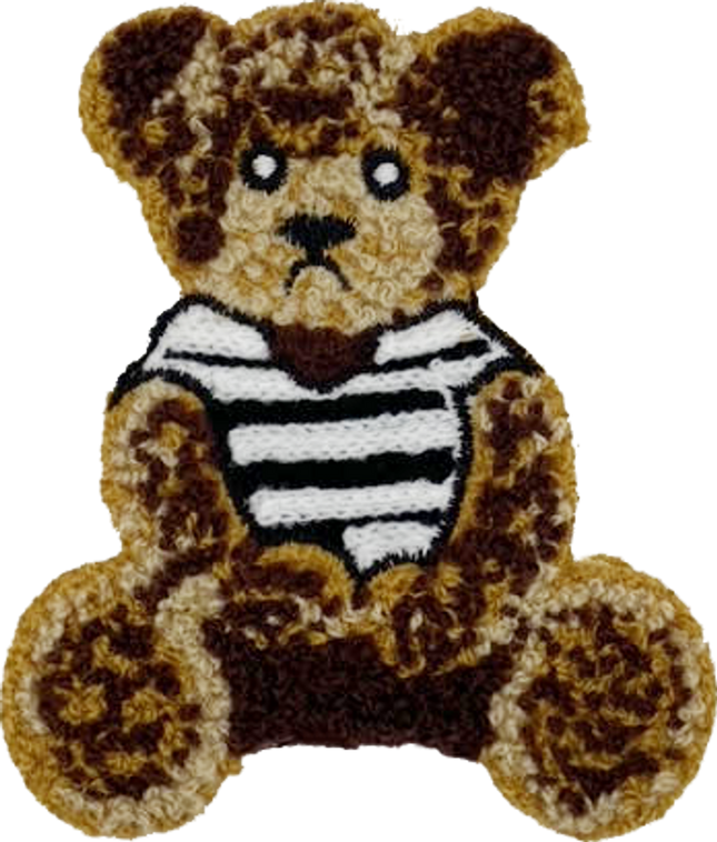 Chenille Bear Small - Patch