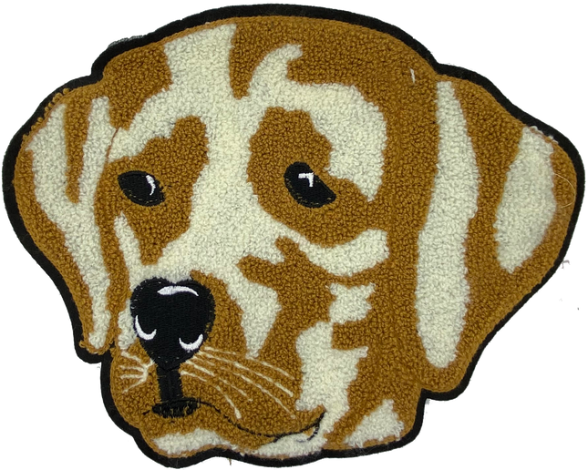 Large Chenille Lab - Patch