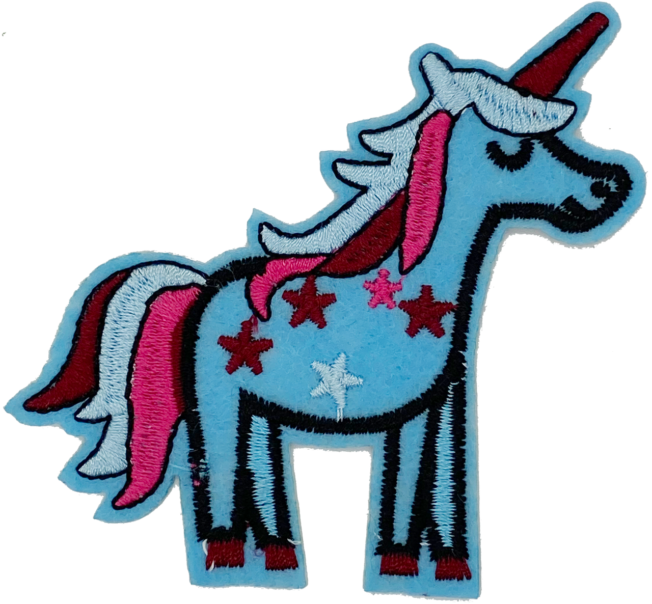 Blue and Pink Unicorn - Patch