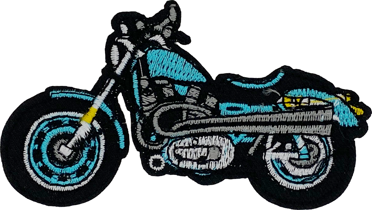 Motorcycle (Turquoise) - Patch