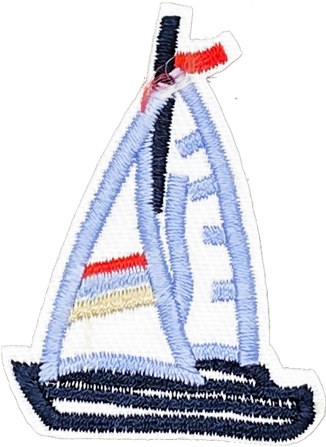 Sailboat 1 (Blue & Navy) - Patch