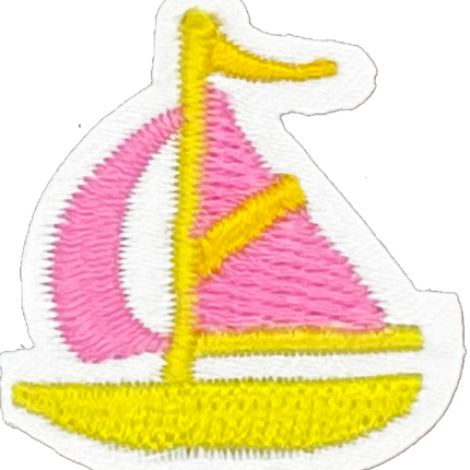 Little Pink Sailboat - Patch