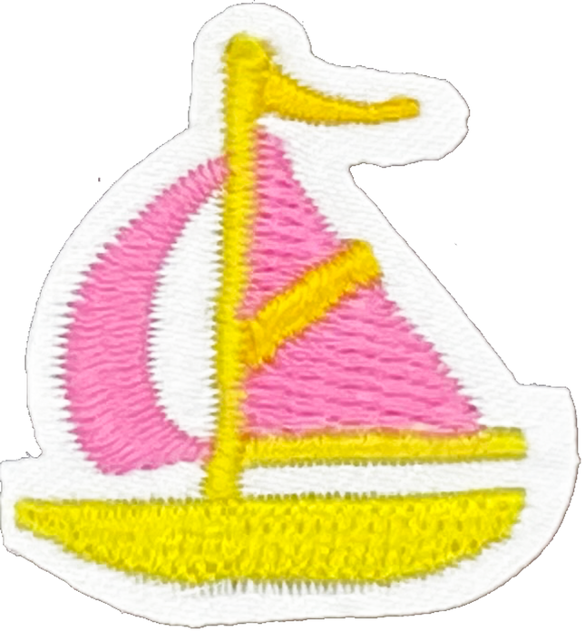 Little Pink Sailboat - Patch