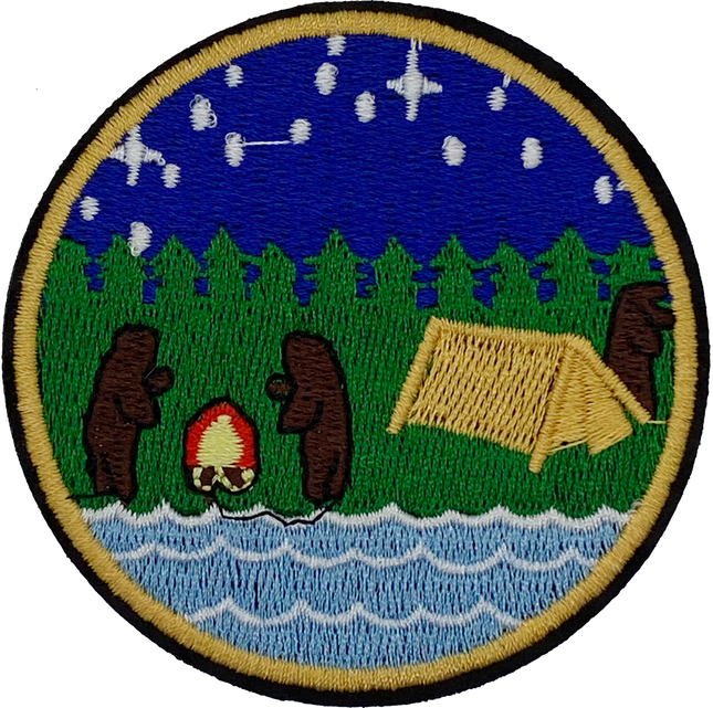 Camping Bears - Patch