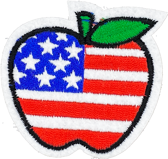 Patriotic Apple - Patch