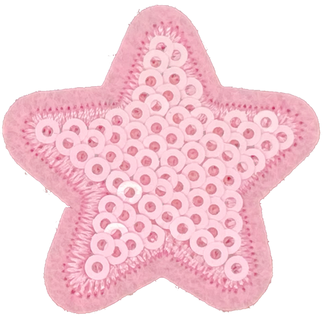 Pink Sequin Star 2 - Patch