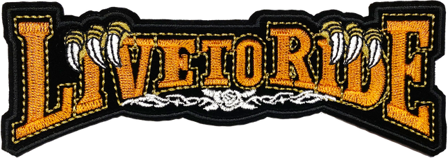 Live to Ride (Small)- Patch