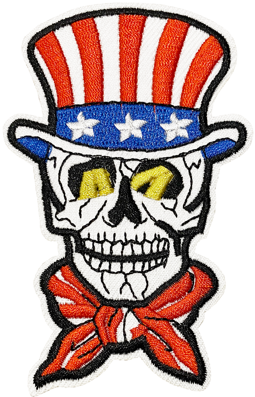 Patriotic Skull - Patch