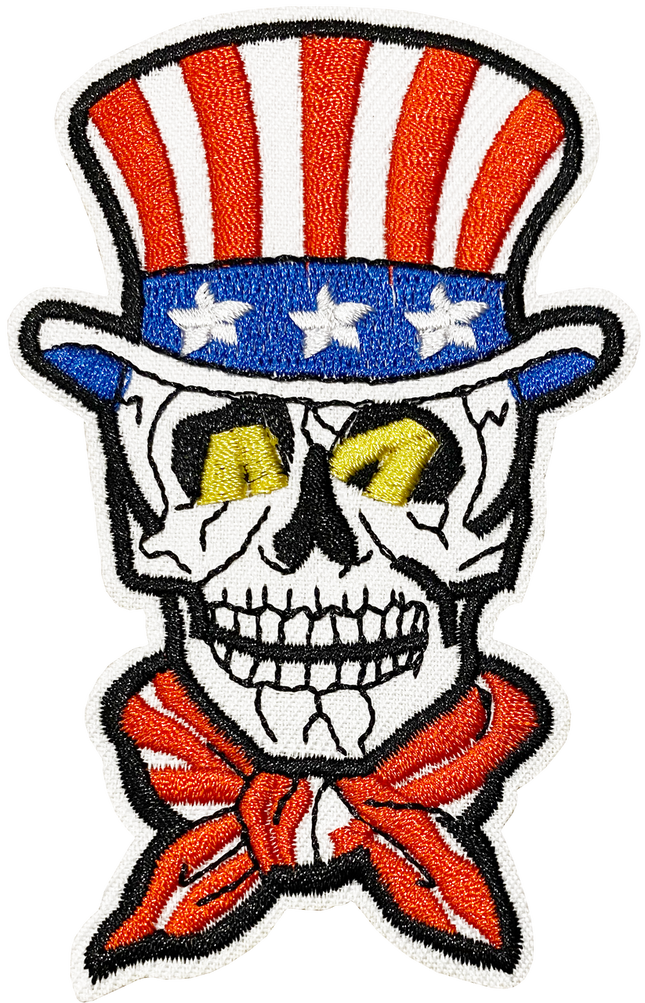 Patriotic Skull - Patch