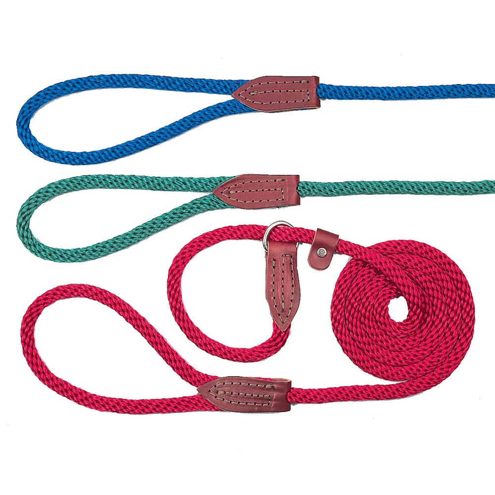 British Rope Slip Leads, 3/8