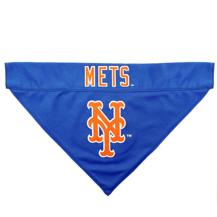 New York Mets REVERSIBLE Dog Bandana