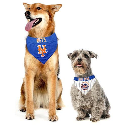 New York Mets REVERSIBLE Dog Bandana