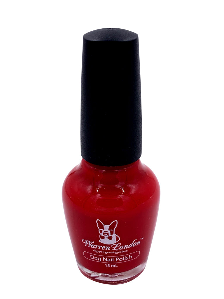 Dog Nail Polish - Polish Bottles with Brush-Red Fire Hydrant Red