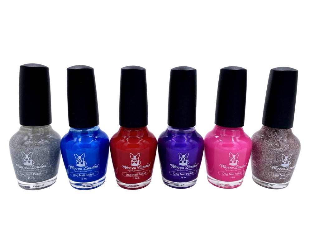 Dog Nail Polish - Polish Bottles with Brush-Purple