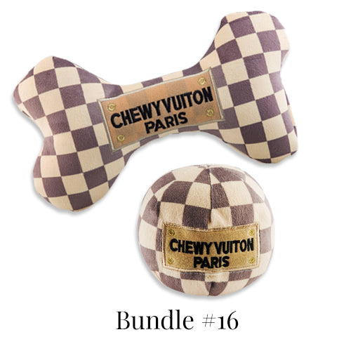 Keep Calm & Chewy Vuiton (Checker) Bundle #16