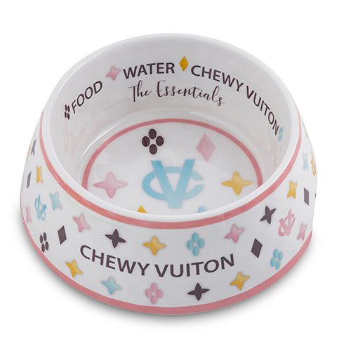 White Chewy Vuiton Bowl - Medium Case of 2