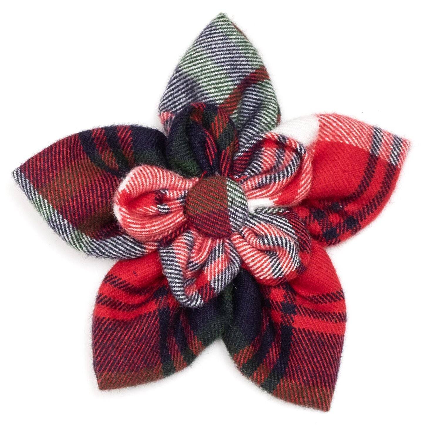 RED/GREEN/NAVY PLAID BANDANA