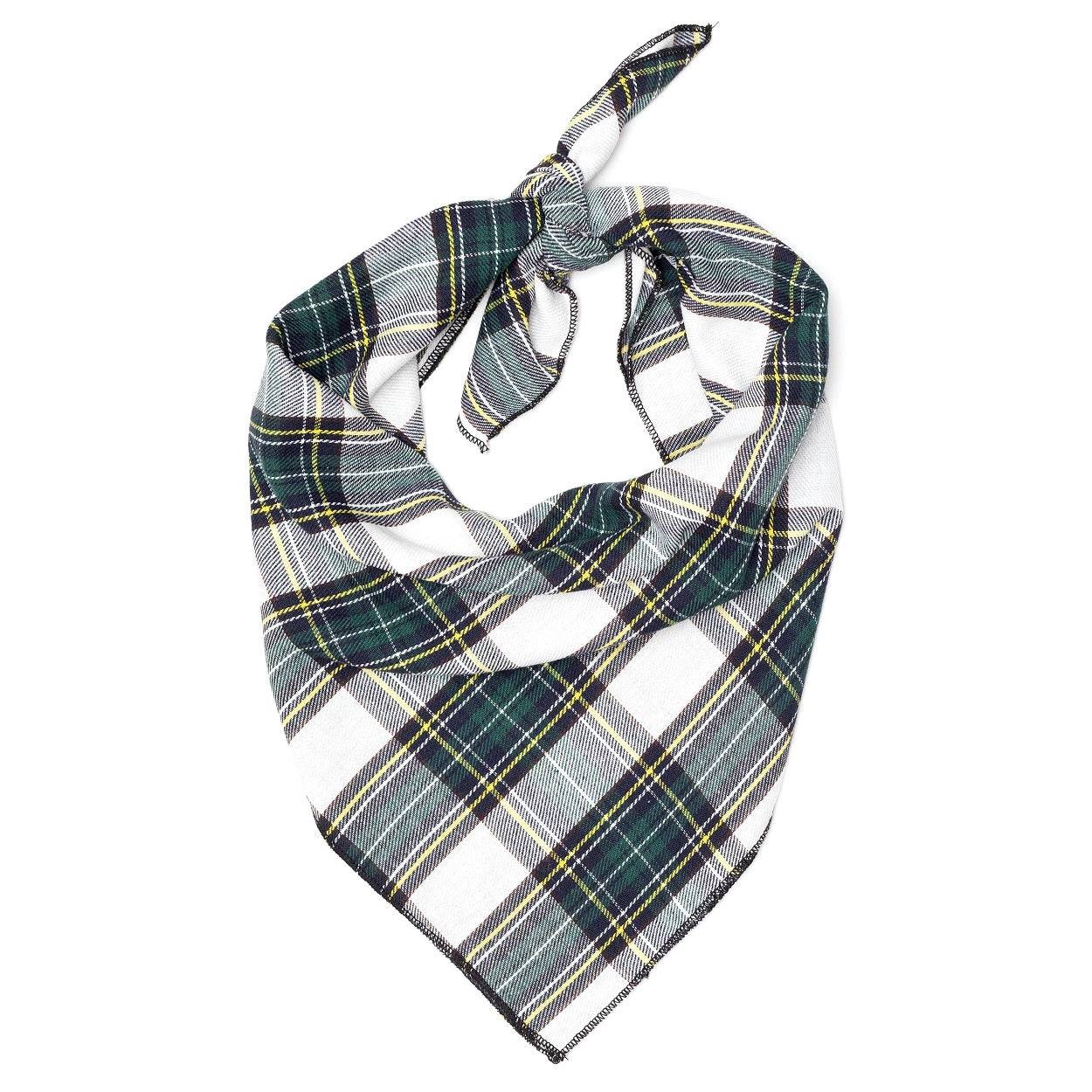 STEWART TARTAN GREEN BANDANA Default Title