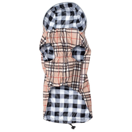 Tan Plaid London Raincoat