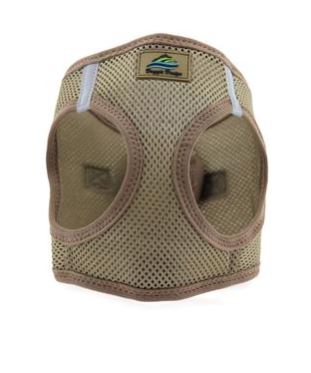 American River Ultra Choke Free Soft Mesh Dog Harness-Candy Pink Fossil Brown